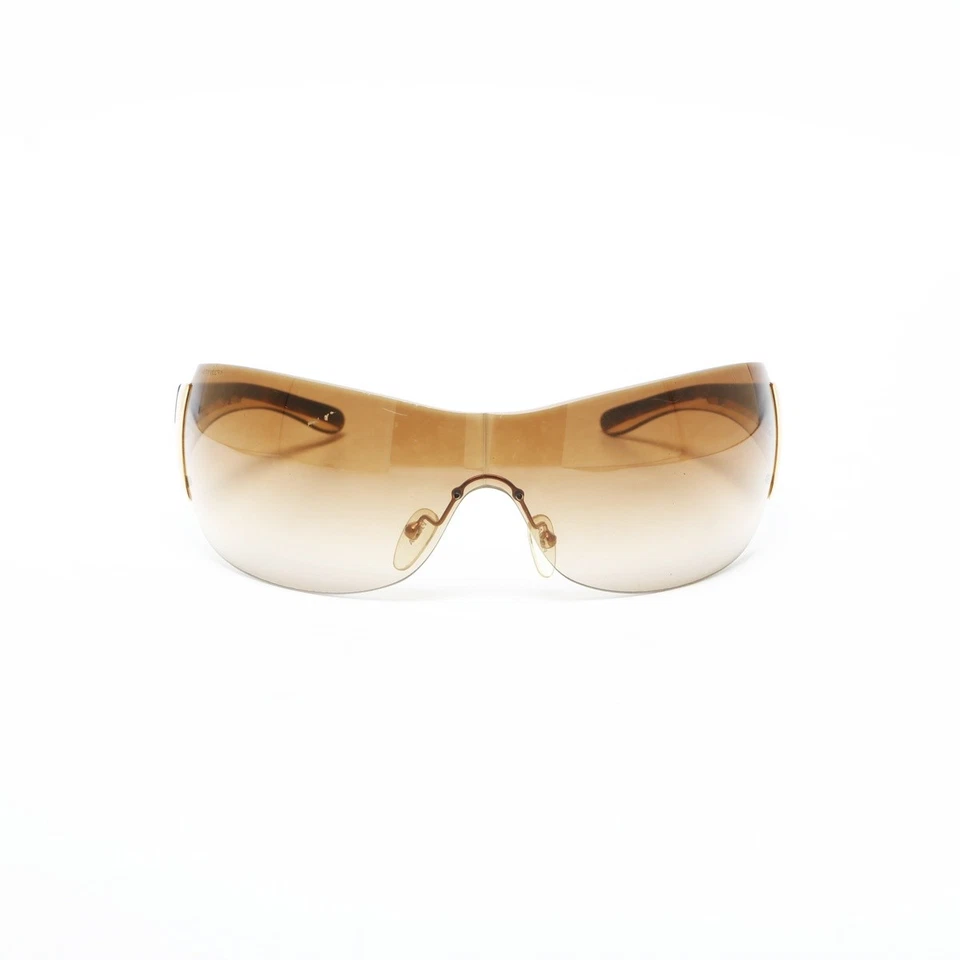 Gafas de sol PRADA tipo deportivo sin montura marrón WS23228 Foto 3 de 4