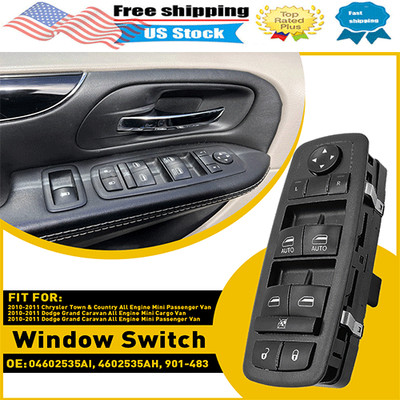 Master Window Switch Fits 2010 -2011 DODGE GRAND CARAVAN CHRYSLER TOWN & COUNTRY
