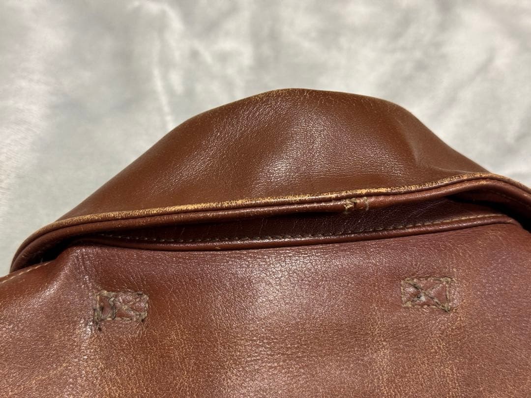 Buzz Rickson's A-2 Flight Jacket M  aged style le… - image 11