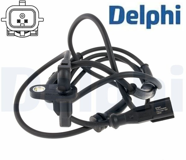 Delphi SS21258-12B1 Sensor FüR Raddrehzahl ABS Sensor Raddrehzahl FüR Renault-image