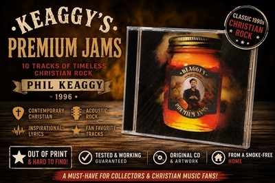 Phil Keaggy Keaggy s Premium Jams CD 1996 Christian Guitar Rock Compilation OOP