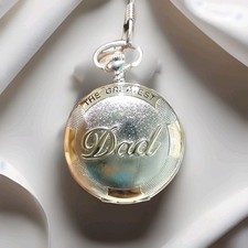 Silvertone "The Greatest Dad" Pocket Watch WTC248 