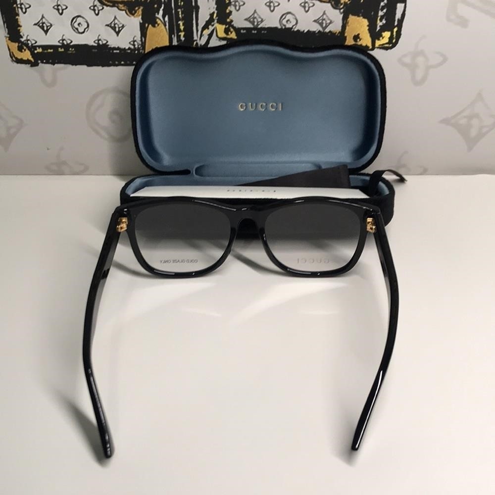 LUXURY NEW AUTHENTIC GUCCI GG1344O 005 BLACK SQUARE  display picture 1