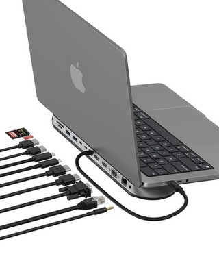 Belkin Connect 11-in-1 Universal USB-C Pro Dock w/ 3-Monitor Support, Silicon