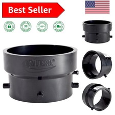 Universal 3" Bayonet Slip Hub Termination Adapter for RV Plumbing Needs