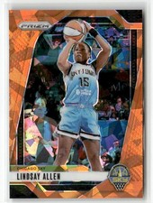 Lindsay Allen 2024 Panini Prizm WNBA #107 Ice Orange Prizms