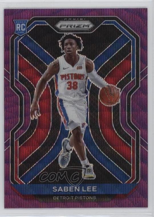 2020-21 Panini Prizm Purple Wave Prizm Saben Lee #261 Rookie RC 07rd