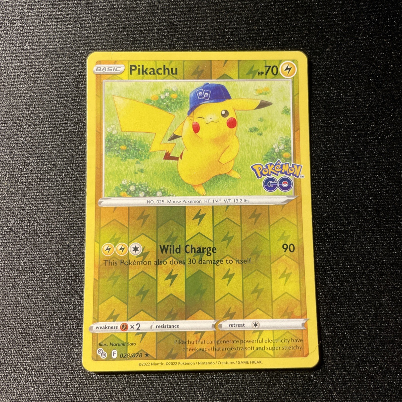 Pikachu 2022 Sword & Shield: Pokemon GO #28/78 Reverse Holo Price