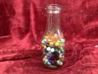 200+ 1950s Vintage Marbles Swirls in Milk Jug from Estate of a late Friend