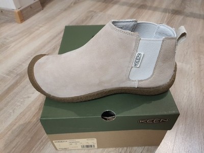 KEEN Mosey Chelsea Damen Leder Schlupf-Schuhe Beige Gr. 40,5 - Neu + OVP - 130 