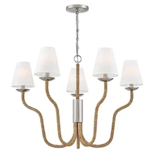 Hinkley Lighting - Harwich - 5W 5 LED Chandelier-22.5 Inch Tall and 36 Inch Wide