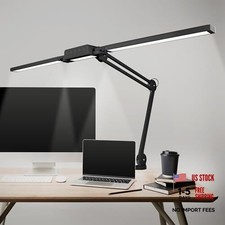 LED Desk Lamp  3,000 Lumens  Dimmable 30W Desk Light  41 Inches CCT, Black
