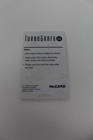 TurboGrafx-16 HuCard Chew Man Fu HuCard Only Tested Working