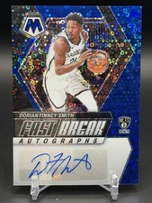2023-24 Panini Mosaic FB-DFS Dorian Finney-Smith Blue Fast Break Autograph /25 