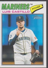 2026 Topps Heritage #24 Luis Castillo Seattle Mariners