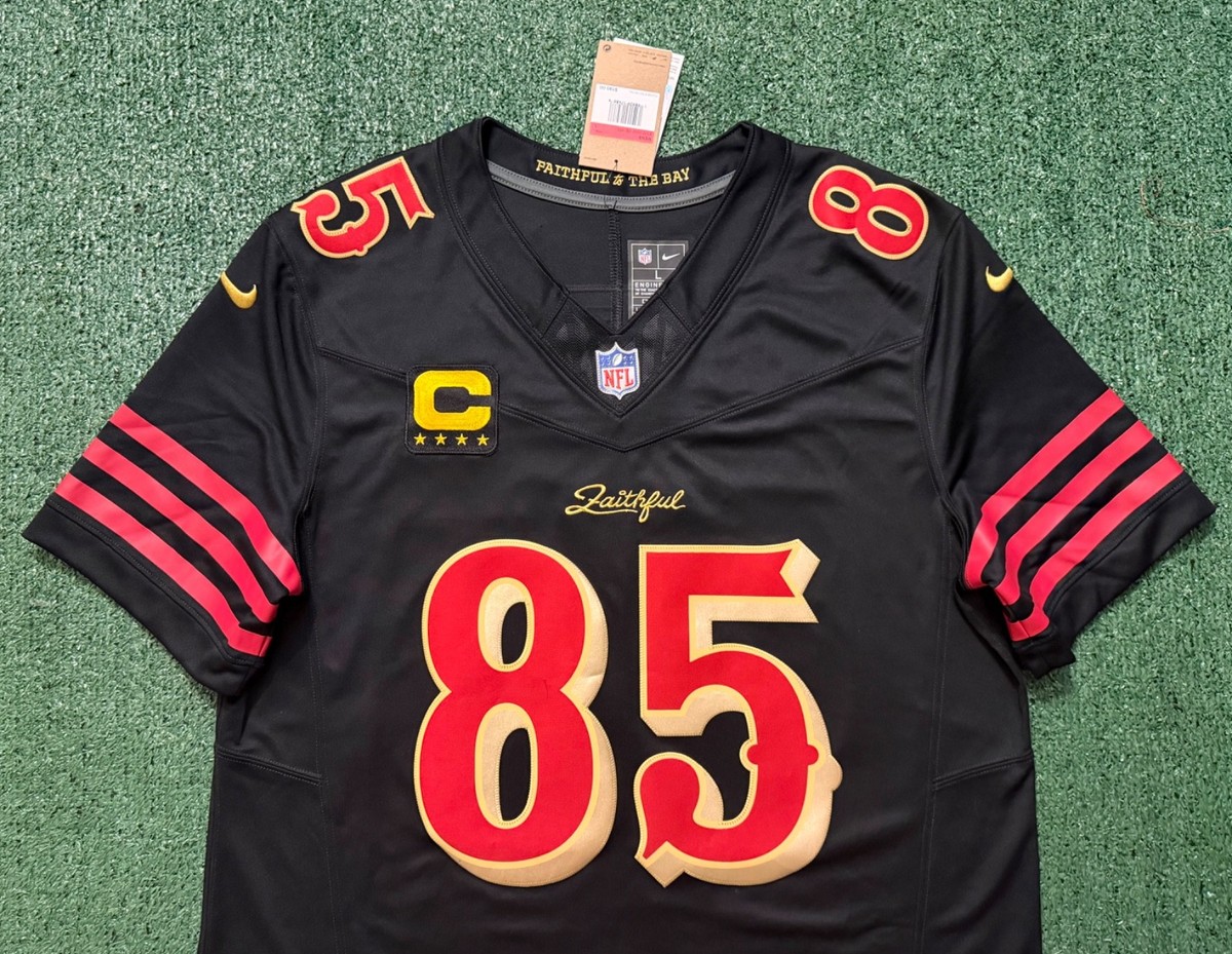 Authentic George Kittle 49ers Rivalry Nike Vapor FUSE Limited