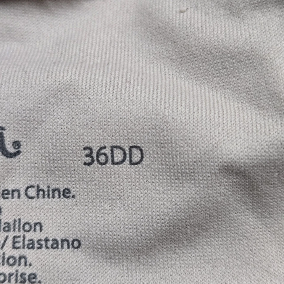 Olga Women Bra 36DD Beige T Shirt Underwired Lace Strap Adjustable - Image 4 of 4