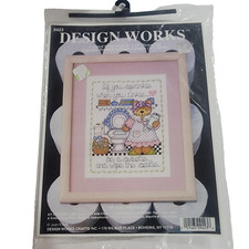 Kit de punto de cruz contado Design Works - SI ESPOLVOREAS - 8" x 10" Joan Elliott