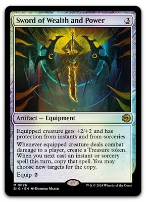 Sword of Wealth and Power #26 (Foil) (NM) Thunder Junction BIG Magic MTG