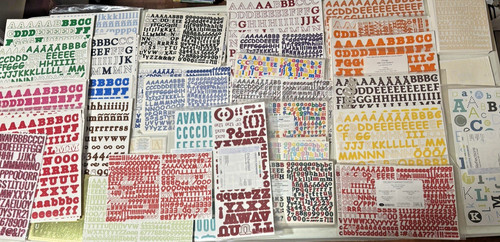 Creative Memories Stickers Lot - New & Used OVER 11 POUNDS