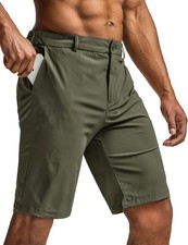 Men's Quick Dry Stretch Hiking Cargo Shorts, Lightweight Water Resistant Tact...