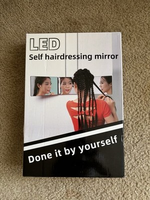 LED Tri-Fold Self Dressing Mirror
