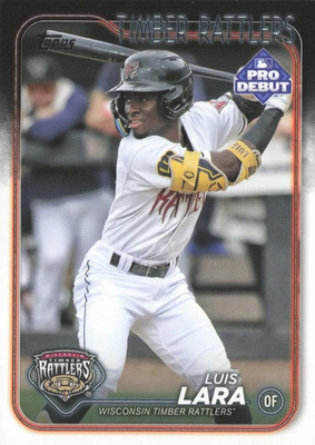 2024 Topps Pro Debut Luis Lara #PD-13 Wisconsin Timber Rattlers