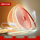230V Neon COB LED Streifen Stripe band Lichtschlauch Wasserdicht Selbstklebend