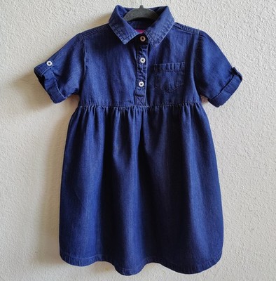 Toddler Dress, Cotton Chambray Shirt dress by J. Khaki, Shirt dress * Size  3T | eBay