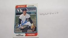 1974 Topps Bill Freehan signed baseball card