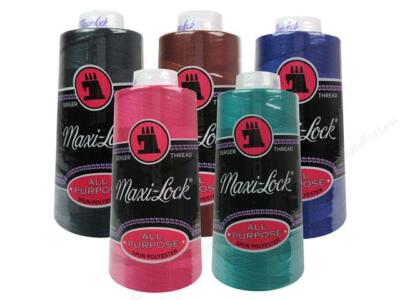 Maxi Lock Stretch Textured Nylon Artillery Red Serger Thread MWN-32326
