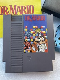 Dr. Mario (Nintendo NES, 1987)  In Box W/manual And Dust Cover
