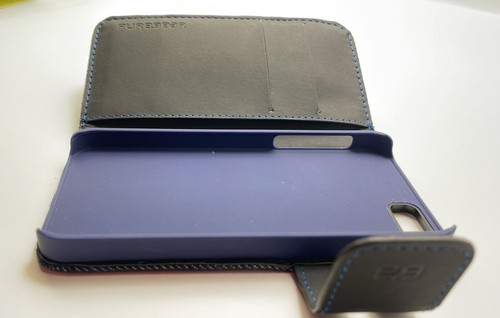PureGear Fit Fab Folio Wallet Case for iPhone 5/5S/SE - Denim - Picture 6 of 8