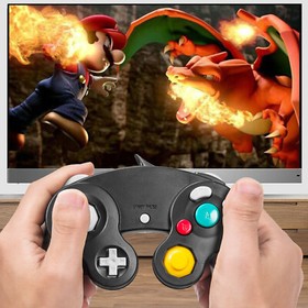 Wired Nintendo NGC Gamepad Game Cube Controller Super Smash Bros (NGC Console)