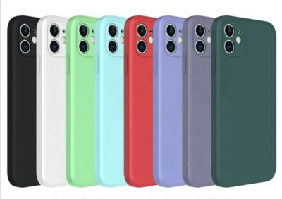 For iPhone 14 13 Pro Max 11 12 XR 7 8 SE X XS Plus Silicone phone Case Cover 
