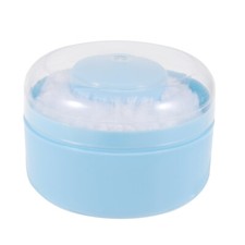 2pcs baby powder puff and container Powder Puff Case Powder Sponge Powder Puff