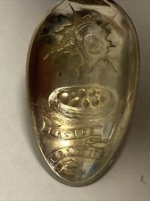 Easter Greeting Cherub Antique Souvenir Spoon Collectible