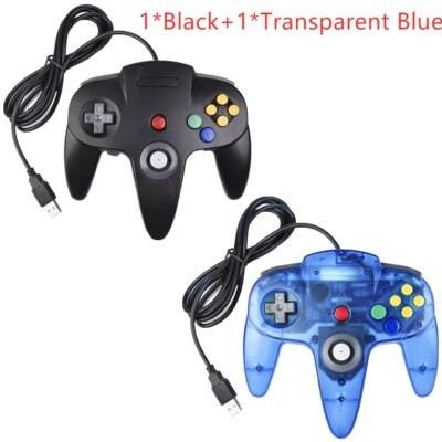 For Nintendo 64 N64 USB Controller Gamepad Joystick For PC MAC Raspberry Pi 3