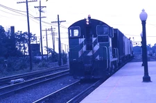Duplicate Train Slide Burlington Northern #251 05/1986 Galesburg IL