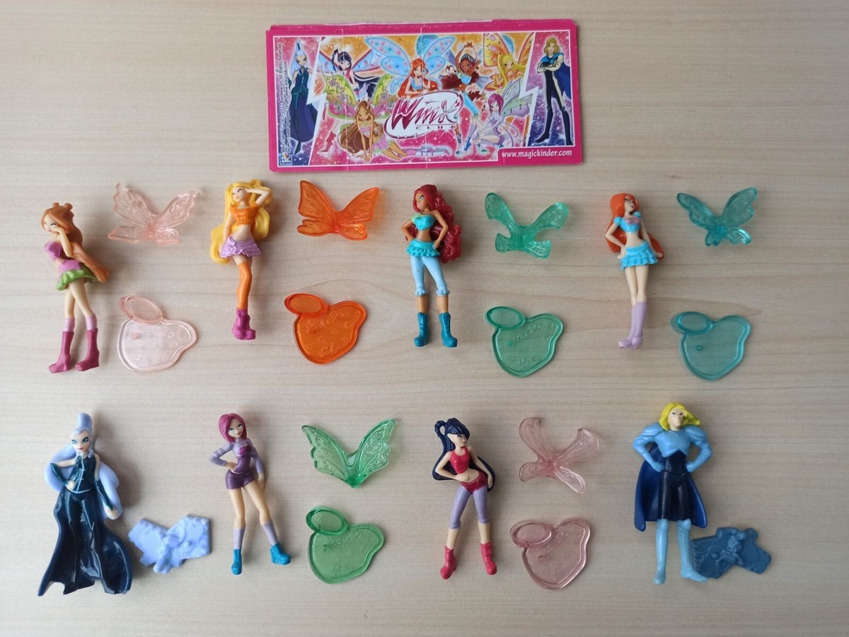 WinX Club 2012, Kinder Surprise Fairies dolls Full set TR137