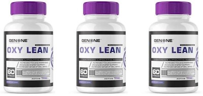 GENONE Oxy Lean Premium Thermogenic 3X60 Caps Metabolim Mood Appetite Energy