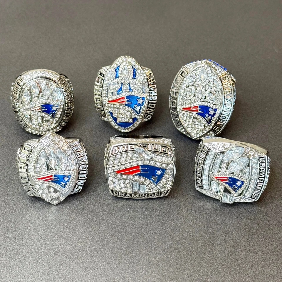 Tom Brady “Patriots Era” Framed Memorabilia – 6X Super Bowl Championship Rings - Image 4 of 4