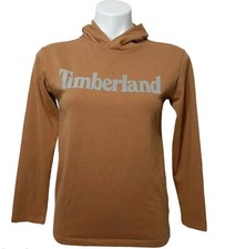 TIMBERLAND LOGO HOODIE YOUTH SIZE LARGE 14-16 CHIPMUNK PRE OWNED NICE