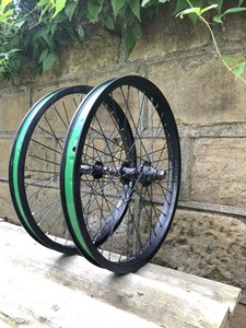ODYSSEY BMX WHEELSET 9t RHD CASSETTE 20â WHEELS BSD PROFILE BLACK | eBay