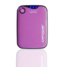 Veho Pebble Verto Pro  Power Bank 3700mAh Smartphone- Pink Inc USB to Lightin