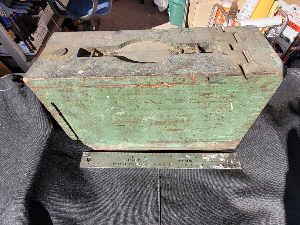 Vintage US Military Wood Ammo Box Army Rifle Ammunition Vintage US Military Wood Ammo Box Army Rifle Ammunition
