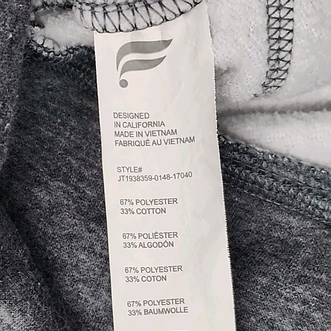 Fabletics Jacket Womens Medium Gray Oversized Ful… - image 7