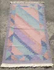 Vintage Traditional Handmade Beautiful Scandinavian Kilim Floor Rug 153x89 cm