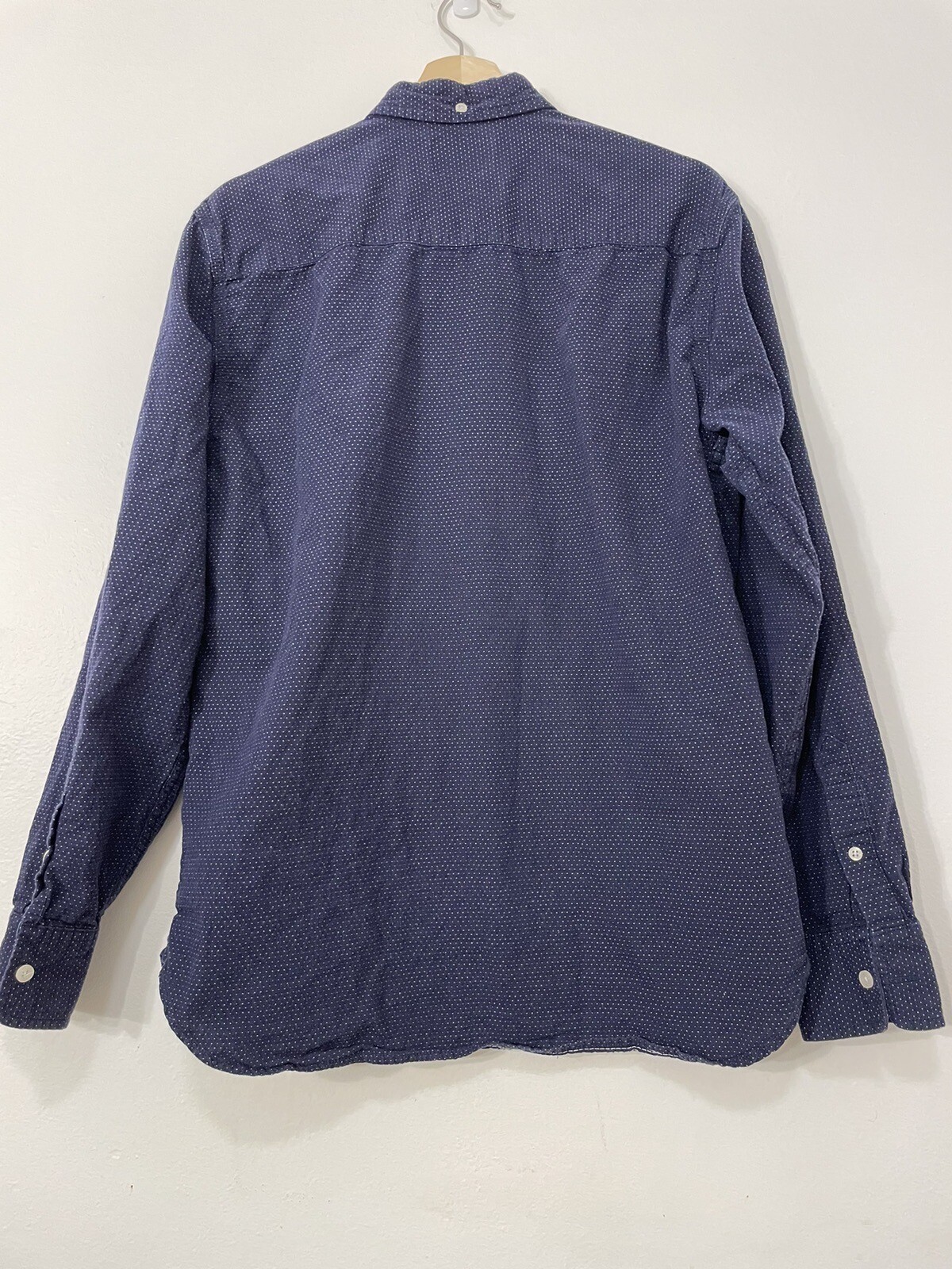 Penfield Men's Medium Button-down Dark Blue Dotte… - image 2