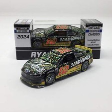 Ryan Blaney 2024 Advance Auto Iowa Race Win Foil Number 1:64 Diecast Chassis